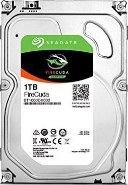 Seagate 1TB FireCuda Gaming SSHD (Solid State Hybrid Drive) - SATA 6Gb/s 64MB Cache 3.5-Inch Hard Drive | ST1000DX002