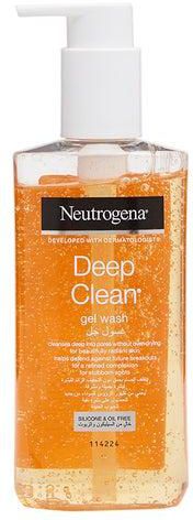 Neutrogena Face Wash, Deep Clean, Gel, Clear 200ml
