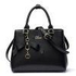 Cluci Leather Designer Hand Bag Tote Satchel Shoulder Bag Purse for Women Black