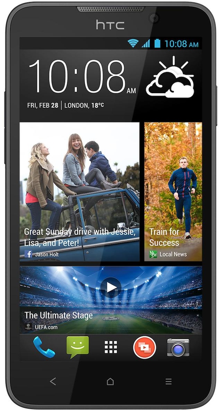 HTC Desire 516 Dual SIM 4GB Dark Grey Arabic & English