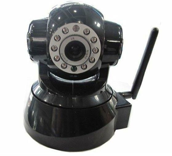 WPA Wireless Wi-Fi Internet PTZ Dual Audio IP webcam wireless camera WIFI NC541W (black)
