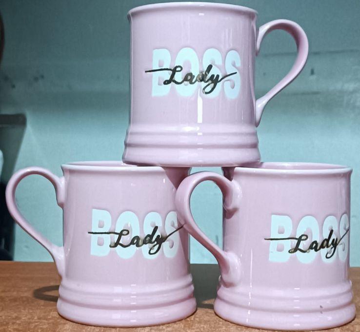 A Set Of 6 Ceramic Lady Mug