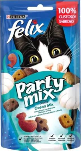Purina Felix Party Mix Ocean Cat Snacks 60g