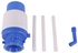 Manual Hand Drinking Water Pump For Outdoor & Indoor Use Blue/White 1 pc