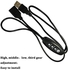 1m 100cm Pc Case Fan Speed Control Usb Extension Cable With