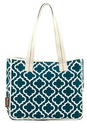 Moroccan Tote Bags Navy