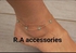RA accessories Women Anklet With Chain With Turquoise