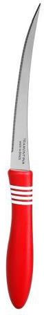 Get Tramontina Stainless Steel Vegetables Sharpener Kinfe, 5 Inch - Red with best offers | Raneen.com