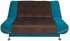 Art Home Sofa Bed - Turquoise/Brown