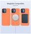 Magnetic Phone Case for Apple iPhone 12/12 Pro Orange