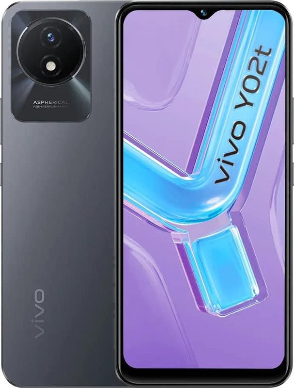Get Vivo Y02T Dual SIM Smart Phone, 128GB, 4GB Ram, 6.51 Inch, 4G - Cosmic Grey with best offers | Raneen.com
