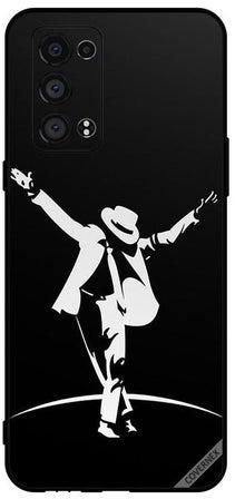 غطاء حماية لهاتف أوبو رينو 6 برو بلس 5G MJ In Action Black And White