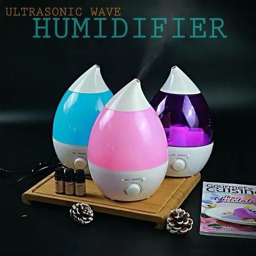 OFFER 2.4L Humidifier Cool Air Mist Aroma Diffuser Nebulizer Ultrasonic Home Aroma Air Purifier>Smart Home Accessories Pink as picture