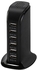 Neworldline USB Charging Station Hub 30W 5 Port USB Wall Charger Power Adapter -Black