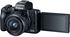 Canon EOS M50 Mark II, Mirrorless Camera, 15-45mm STM Lens