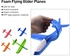 Generic-Flying Glider Planes With Flash LED Light 18.9&quot; Foam Flight Mode Throwing Air Plane Aerobatic Airplane Outdoor Sport Game Toys Gift for Kids 3 4 5 6 7 Year Old Boy Blue