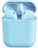 Sports TWS Bluetooth In-Ear Headphones Light Blue