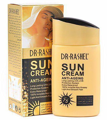 Dr. Rashel SUN CREAM GOLD ANTI AGEING SPF-75 | Best Sunscreen in Nigeria with Prices