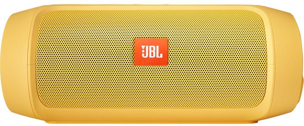 JBL Charge 2+ Splashproof Bluetooth Speaker with Powerful Bass - Yellow
