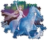 Clementoni 27548 Lights Collection-Disney Frozen 2, Glow in The dark-104 Pieces-Jigsaw Kids Age 6-Made in Italy, Cartoon Puzzles, Multicoloured