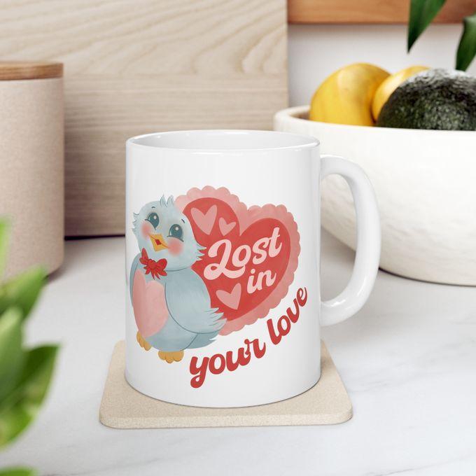 Bird Love Mug مج مطبوع