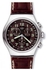 Swatch YOS413 Leather Watch - Brown