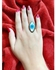 Ring Eye For Women With Eye Stone In Silver Plated And Neikal Blue Eye