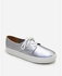 Tata Tio Casual Leather Shoes - Silver