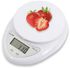 High Precision Digital Scale- White-With Bowl
