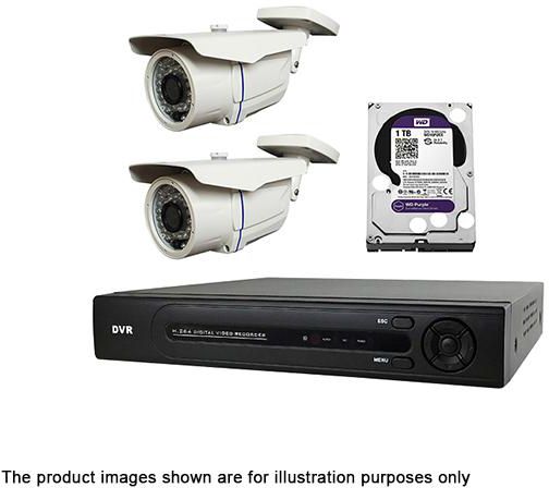 IPOHONLINE 8CH AHD HD MegaPixel DVR + 1.3 Megapixel AHD Outdoor IR Bullet Camera + 1TB WD CCTV HDD