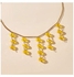 Rhinestone Tassel Pendant Charm Chain Necklace