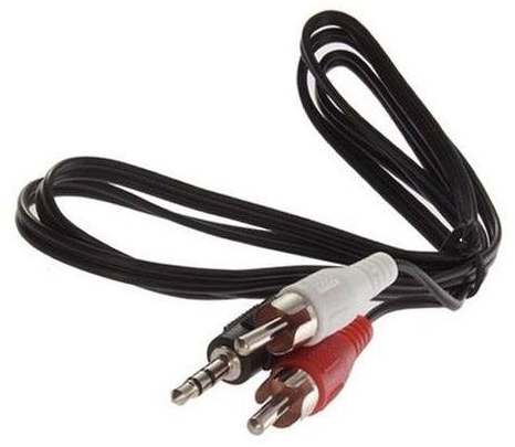 Bluelans 3.5mm 1/8'' Jack Mini Plug To 2 RCA Male Stereo Phono Audio Speaker Adapter Cable