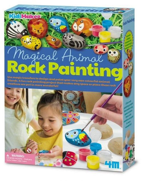 4M Kidzmaker – Paint Your Own Animal Rocks