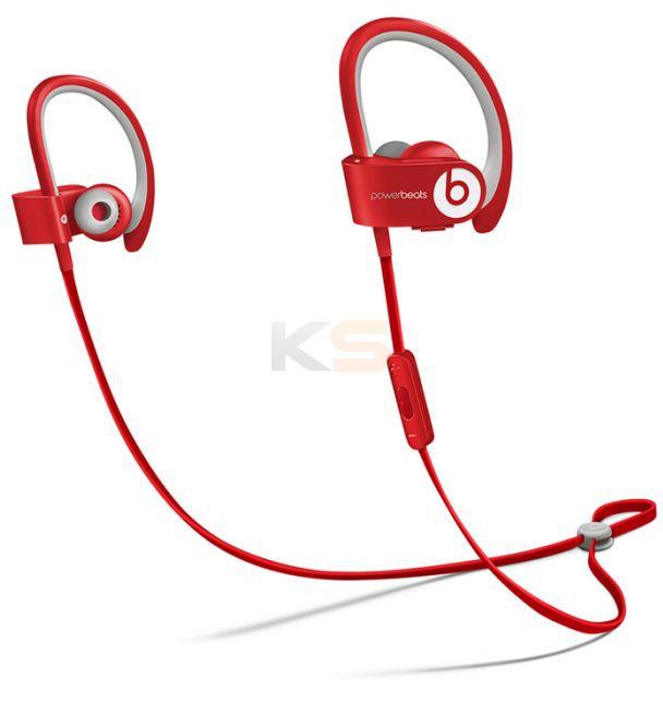 Beats Powerbeats2 Wireless In-Ear Stereo Headphones Red