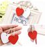 10-Piece Heart Shaped Hanging Pendants Multicolour