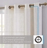 Linen Curtains Grommets - Off White