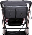 Little Story - Stroller Organizer Travel Bag - Black- Babystore.ae