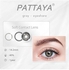 SHEIN 1 Pair Gray Colored Contact Lenses Eye Makeup 14.2mm