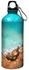 Painting: Seashore Painting Sipper Bottle Blue/Brown 600 ml