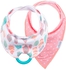 DrBrowns - Bandana Bib W/ Teether Feathers/dots - Pack of 2- Babystore.ae