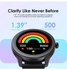 Watch 2R OSW-30 Smart Watch With Silicone Strap Black