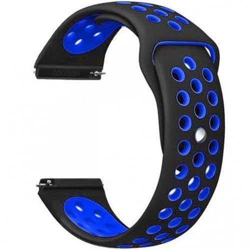 22mm Sicon Strap For Huawei GT 2E Black Blue