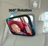 Peekaboo Pibi Back Seat Car Mirror Black (Newborn & Above)