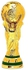 World Cup Football Trophy Gold One Size centimeter