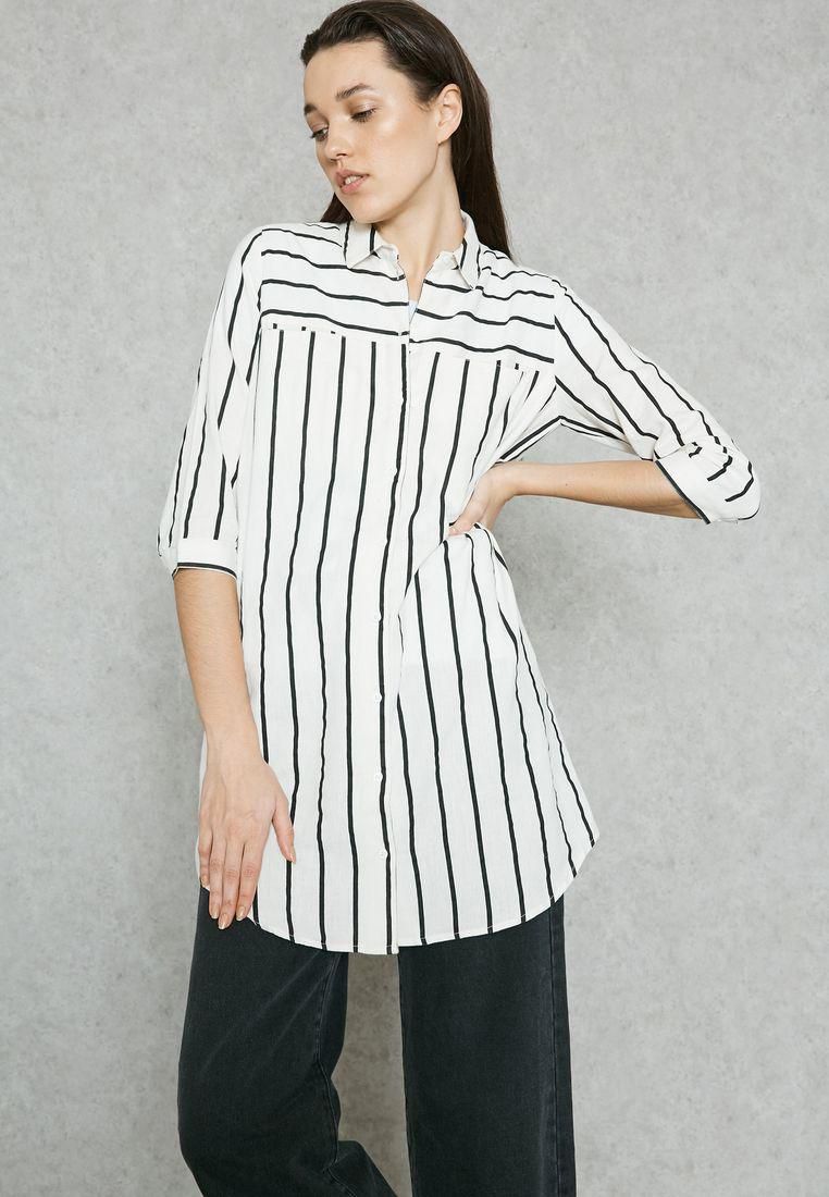 Striped Longline Shirt