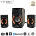 Vitron 2.1Ch Multimedia Speaker System BT/USB/MP3 Bluetooth Woofer Home Audio System V5201 Black 10000pmpo+Free 8 gb flashdisk