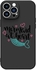 Protective Slim Fit Case Liquid Silicone Cover with Full Body Protection Anti-Scratch Shockproof Case For iPhone 12 Pro Max Black - Mermaid at heart copy