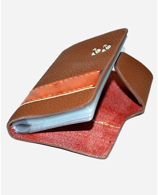 Hanso Leather Card Holder – Camel