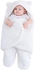 Sleeping Bags for Babies Thicken Newborn Baby Wrap Blanket Warm Winter Newborn Envelope Soft Infant Sleep Sack 0-9 Months (white)