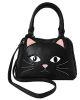 Black Cat Face Satchel Hand Bag